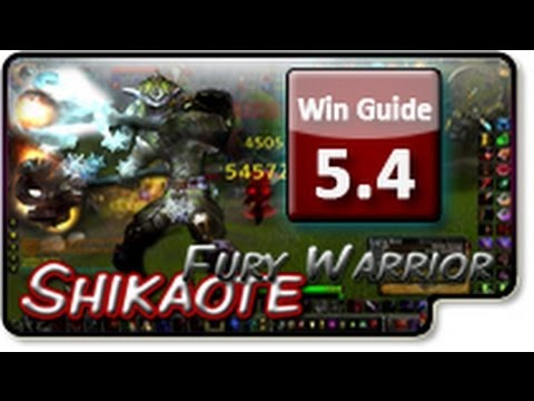 ✔ Shikaote - "Win Strategy Guide" Warrior Arms or Fury Arena WoW PVP 90 MoP 5.4