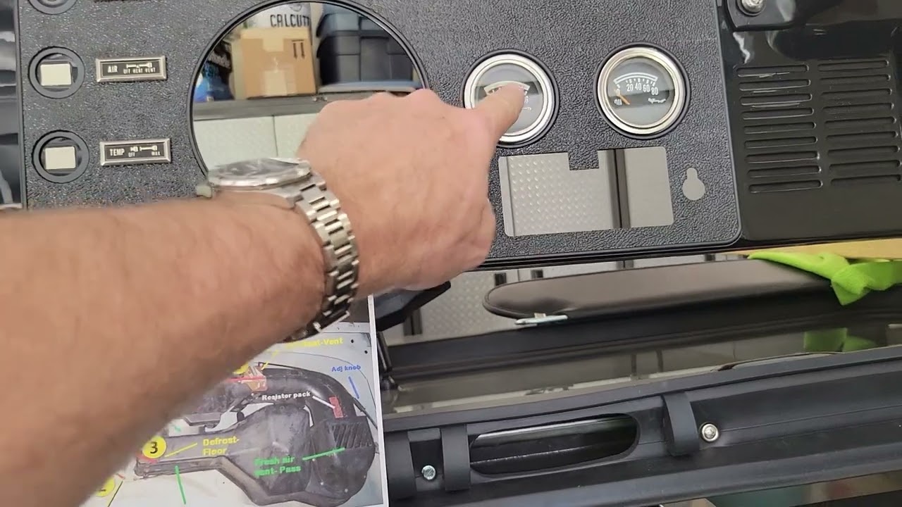 Jeep CJ7 1981 258 Behind the dash wiring walkthrough