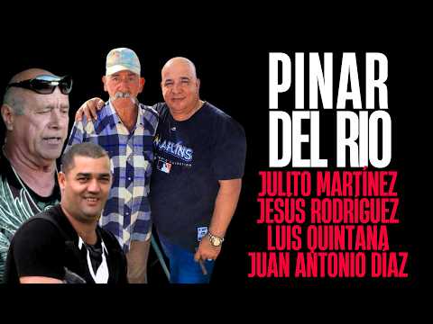 Juan Antonio Díaz Luis Quintana Jesús Rodríguez y Julito Martínez en Pinar del Río