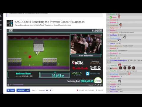 #AGDQ2015 - BattleBlock Theater: Cancer go die