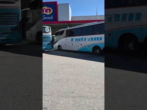Neobus da Emtram chegando no Graal São Sebastião da Bela Vista