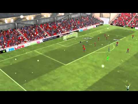 Numancia vs Barcelona - But de Coentrao 9eme minute