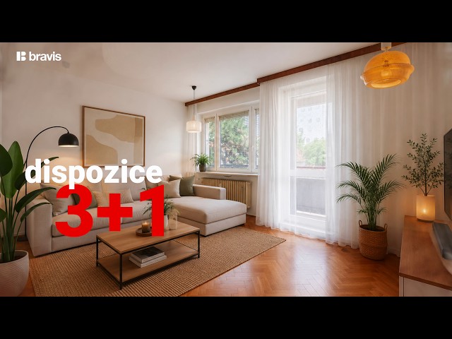 Prodej bytu  3+1, ulice Studená, Brno-Lesná, balkón, dva sklepy