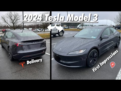 Taking Delivery of the 2024 Tesla Model 3 Refresh & First Impressions!
