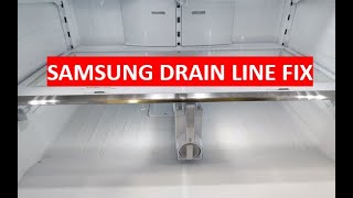 How to Fix Water and Ice Build Up Under Crisper Tray (Samsung Refrigerator)