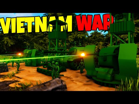 Green Army Men VIETNAM WAR Defense! - Attack on Toys: Battle Simulator
