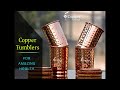 Shop for Pure Copper Hand Hammered Tumbler Set At Amazing Prices