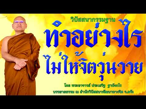 ทำอย่างไรไม่ให้จิตวุ่นวาย  โดย พระอาจารย์ประเสริฐ ฐานังกโร 94/62