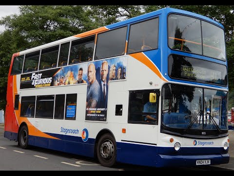 Gear Slipping, Hill Climb & Turbo Leak Trident! Stagecoach South West 18135 KN04XJK on Route 91