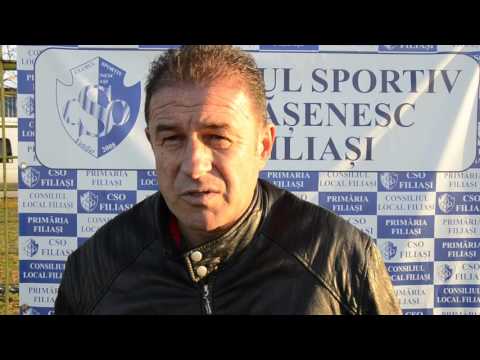 Gabriel Mangalagiu, după Filiaşi - Şirineasa 2-0