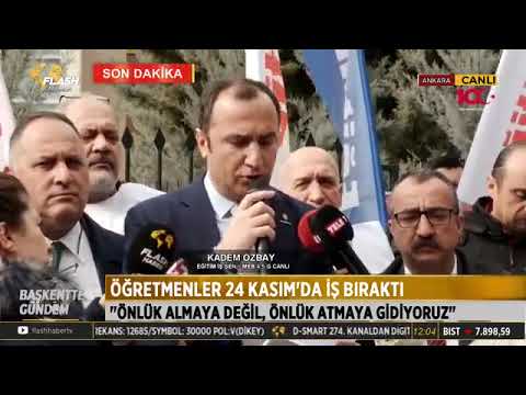 MEB ÖNÜNDE GERÇEKLEŞTİRDİĞİMİZ BASIN AÇIKLAMASI-FLASH HABER TV-24 KASIM 2023 | EĞİTİM İŞ