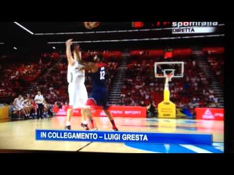 USA vs Ukraine Highighlits halftime FIBA 2014 World Cup