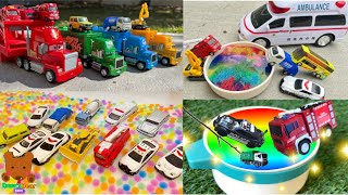 Cars Car Carriers Look for Colorful Diecast Cars & More Stories about Cars 【Kuma's Bear Kids】