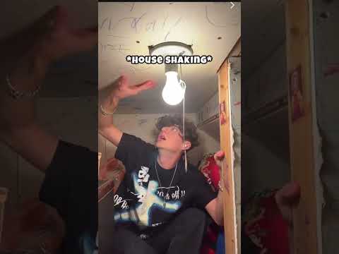 Hiding in bunker from TORNADO: