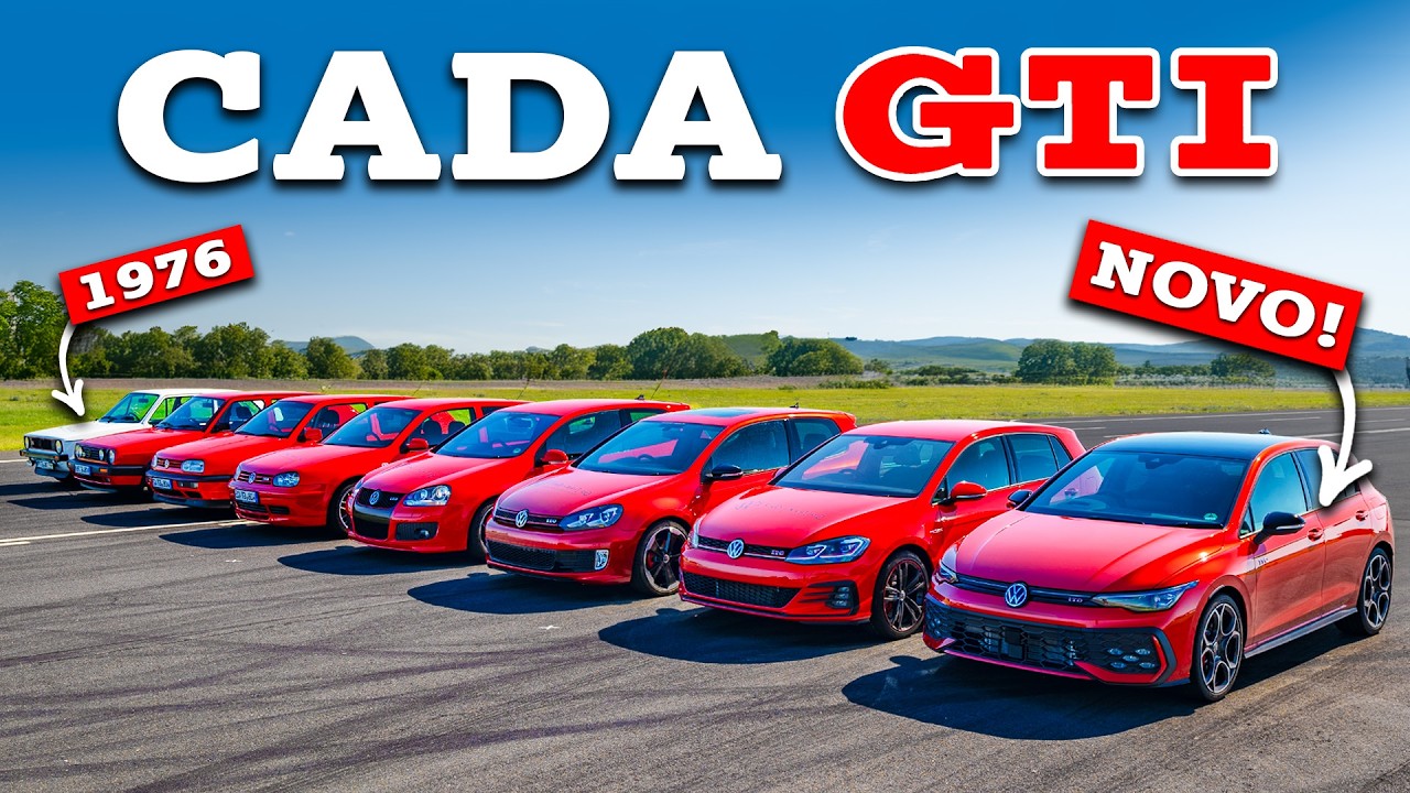 Gerações do VW Golf GTI: CORRIDA DE ARRANCADA