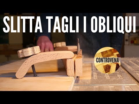 Slitta TAGLI OBLIQUI al BANCO SEGA FAI DA TE | Dime e JIG #4