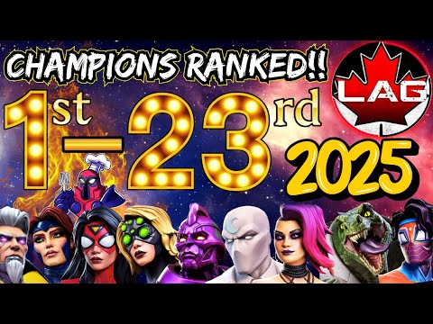 I Ranked EVERY Champion in 2025 All 23! (This Took Forever…)