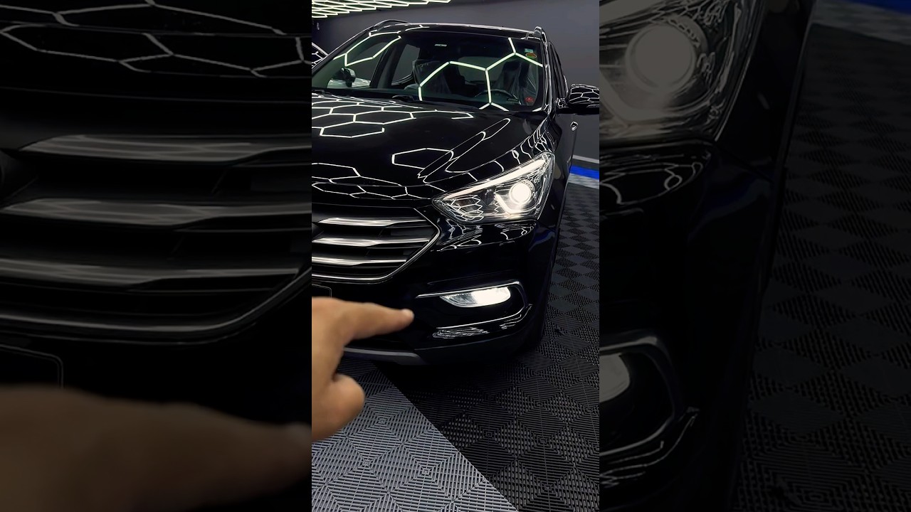 Santa Fe ficou muito mais completa 👀#hyundaisantafe #hyundaibrasil #iluminaçãoled #pcdacessorios