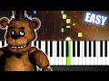 Five Nights at Freddy's Song - EASY Piano ...