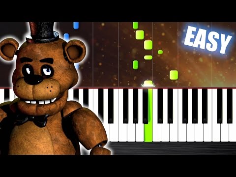 Five Nights at Freddy's Song - EASY Piano Tutorial by PlutaX - Synthesia