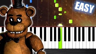 Five Nights at Freddy&#39;s Song - EASY Piano Tutorial by PlutaX - Synthesia