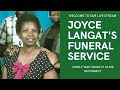 Joyce Chebet Langat S Funeral Service