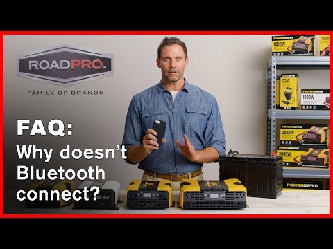 Powerdrive Inverter FAQ #10 - Why doesn't the Bluetooth connect?