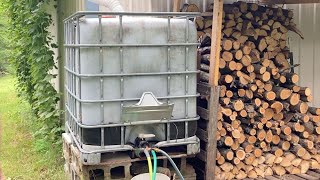 DIY Rain Barrel & Drip Line Irrigation System