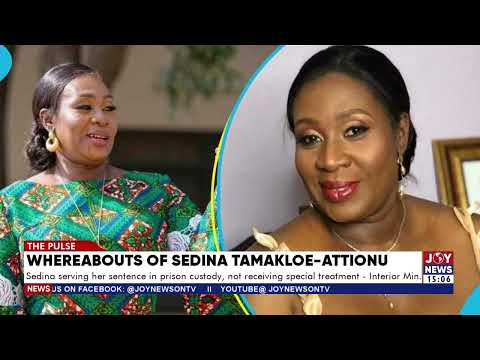 Sedina serving her sentence in prison custody, not receiving special treatment - Interior Min.