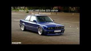 replace e30 starter