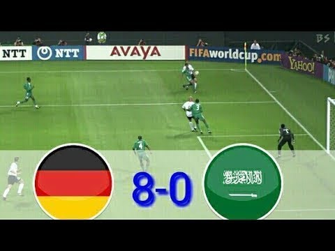Germany 8 x 0 Saudi Arabia (Hat-Trick of Miroslav Klose) ●World Cup 2002 Extended Goals & Highlights