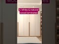 5 Classy Wardrobe Material Color Combinations Coloraza Interiordesign Homehacks Homedecor