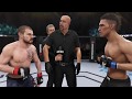 Jim Miller Vs Charles Oliveira EA Sports UFC 3 CPU Vs CPU