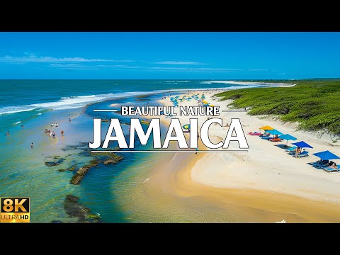 FLYING OVER JAMAICA 4K | Amazing beautiful natural landscape with relaxing music | 4K UHD VIDEO