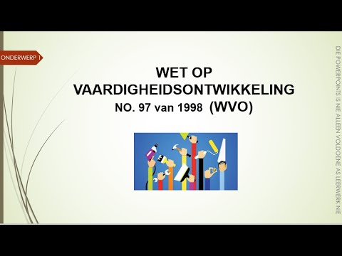 Gr12 - Wet op Vaardigheidsontwikkeling
