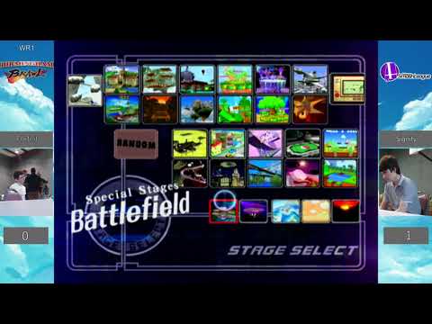 Birmingham Brawl 19 Melee Singles WR2 - Squonk (Falcon) vs. Professor Pizza (Falco)