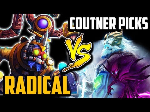 Radical Tinker Vs Counter Picks - Mega Creeps But still Hard AF Dota 2