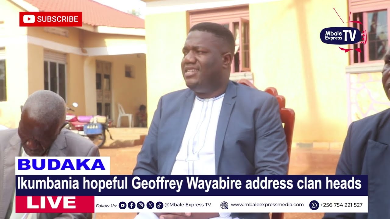 Ikumbania hopeful Wayabire addresses Clan heads, calls for calm 
