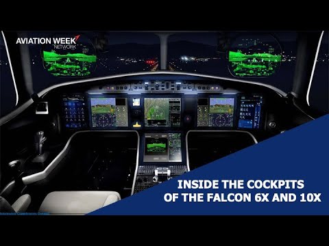 Inside the Cockpits of the Falcon 6X and 10X