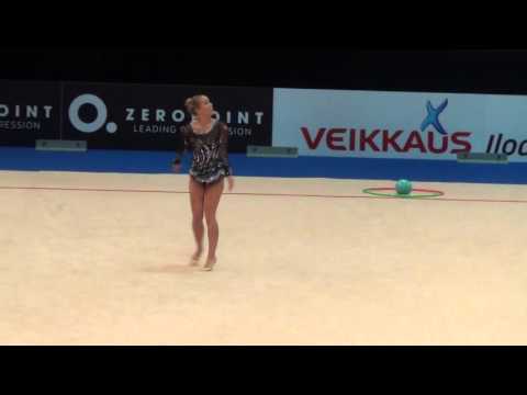 Emilie Holte NOR ball Espoo World Cup 2016