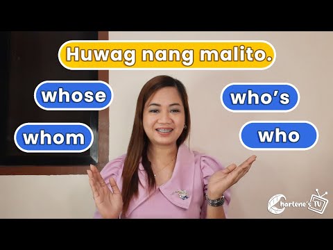 who who's  whose whom | Charlene's TV