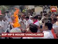 TRS Cadres Burn Effigies Of BJP MP After He Accuses MLC Kavitha Of Being In Touch With Congress