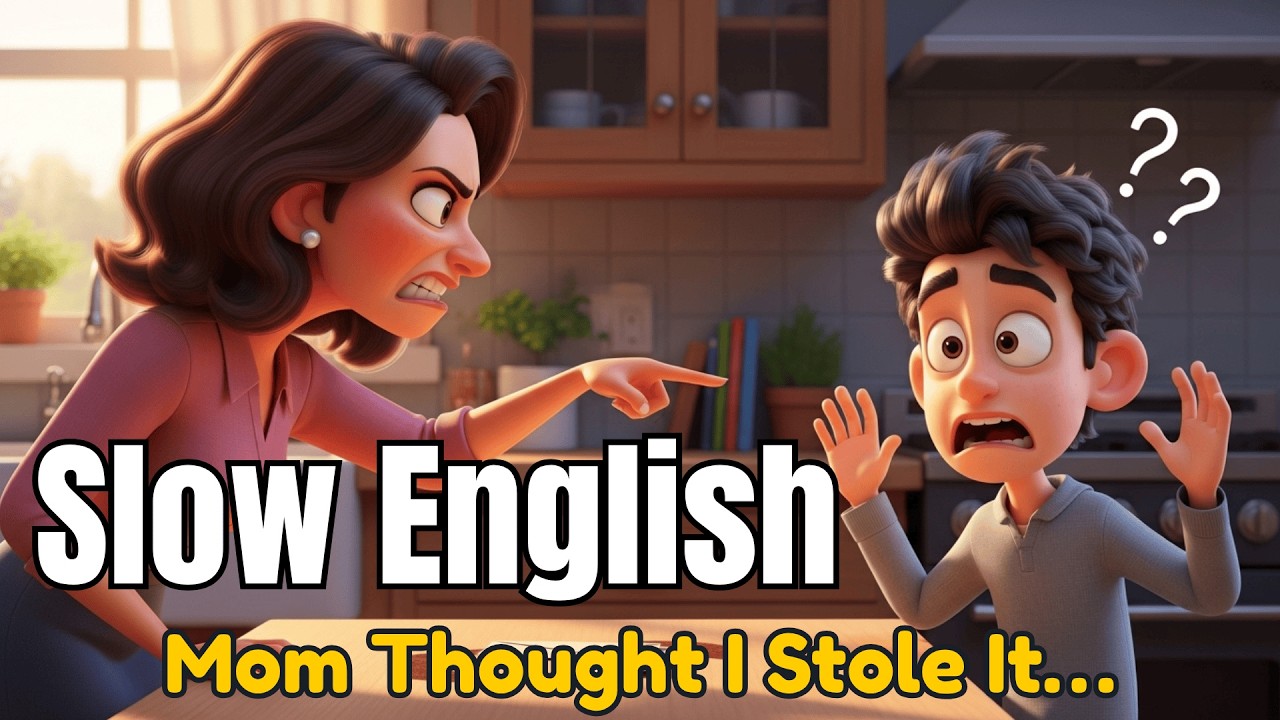 My Mom Thought I Stole The Money… | Slow English Listening Practice | English for Beginners ✔