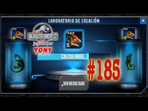 Jurassic World "Cap. 185 - Criando, alimentando y evolucionando a carnívoros" por Tony