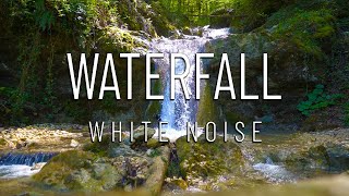 This waterfall white noise video will help you fall asleep