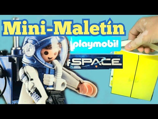 Vídeo relacionado con PLAYMOBIL Space Promo Packs 71369 Destructor de Meteoritos, Vuelo Espacial, Brazo articulado Giratorio y cañones disparadores, Juguetes para niños a Partir de 4 años