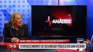 Fortalecimiento de seguridad pública y salud en San Vicente