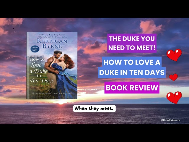 Vídeo relacionado con How To Love A Duke in Ten Days (Devil You Know Book 1) (English Edition)