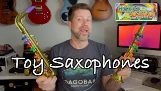 Happy Band Spielzeug-Saxophone: Unboxing & Demo