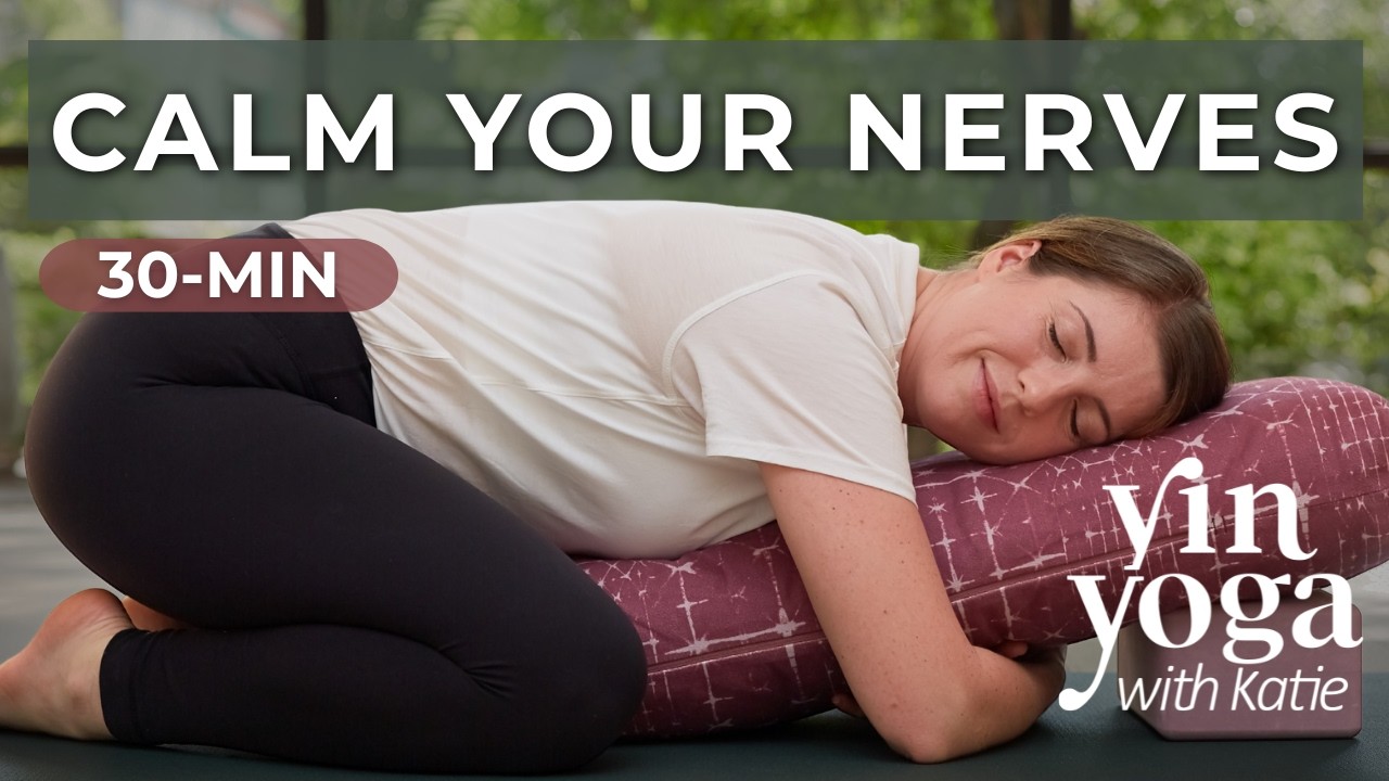 30-Min Yin Yoga to Reset Your Nervous System — Yin Yoga class, 34 minutes